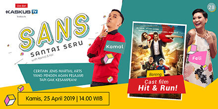 Ngobrolin Martial Arts Bareng Cast Film Hit &amp; Run di SANS!