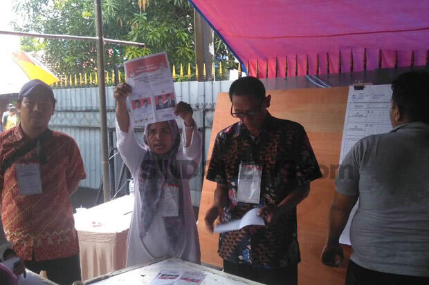 Pencoblosan Ulang di TPS 71 Tangsel, Prabowo Menang Tipis