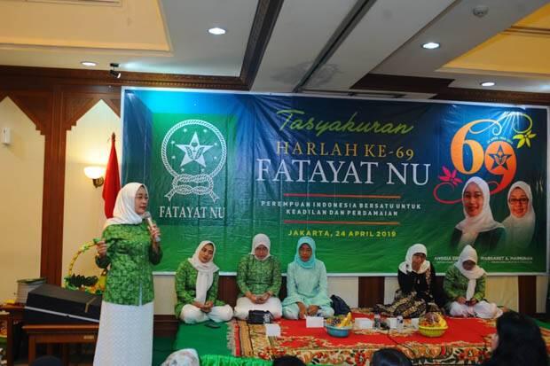Harlah ke-69, Fatayat NU Ajak Tokoh Agama Tebarkan Perdamaian