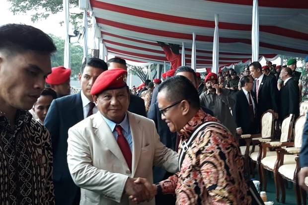 Hadiri Syukuran HUT Kopassus, Ini Pesan Prabowo