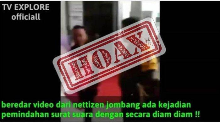 Terungkap, Video Emak-Emak yang Melabrak Kantor KPU Jombang Adalah Video Hoax