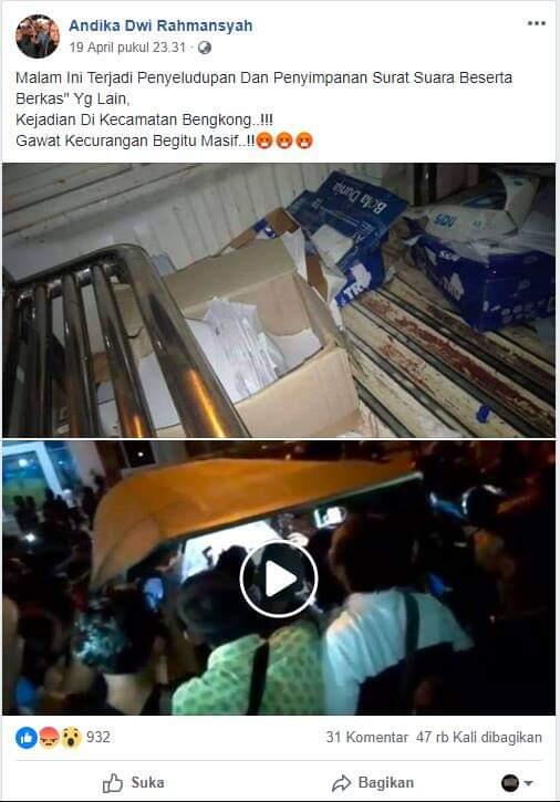 Kertas Mirip Surat Suara di Mobil Operasional Camat Bengkong Hebohkan Warga