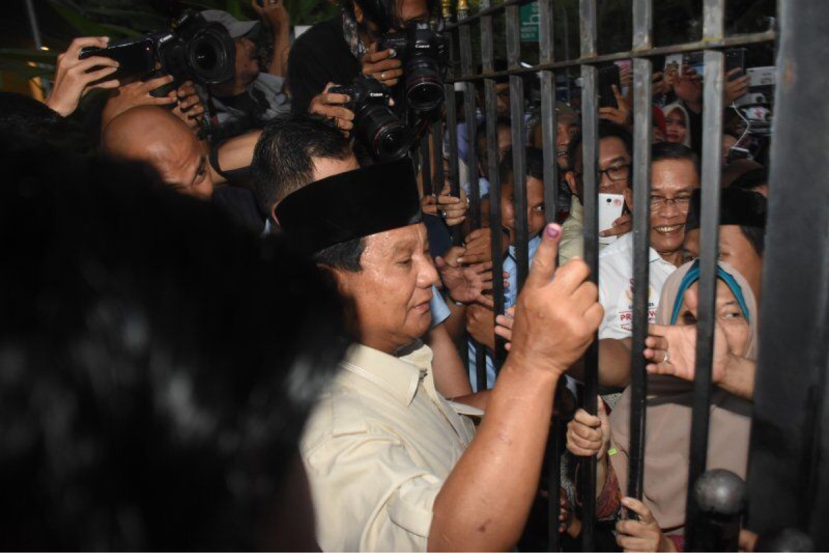 Wartawan Dilarang Rekam Pidato Prabowo, Panitia: 'Jangan jadi mata-mata di sini!' Diduga terjadi pemukulan