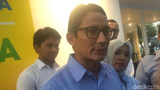 Ada Tim Hore Capres yang Depresi, Sandi: Pilpres Jangan Jadi Tekanan