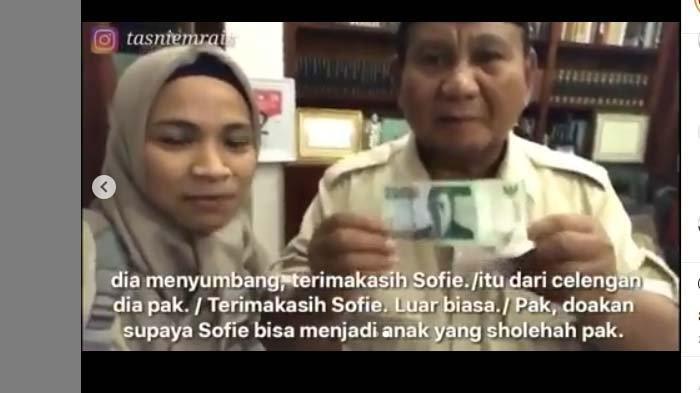 Adik Hanum Rais Sebut Prabowo Presiden, Serahkan Uang dari Cucu Amien Rais,