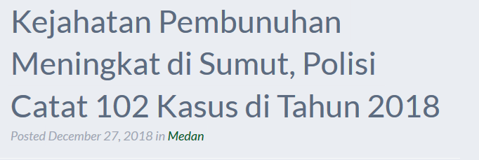 Sudah Sebulan Lebih, Polres Belum Berhasil Ungkap Pembunuh Hajjah Nuraini