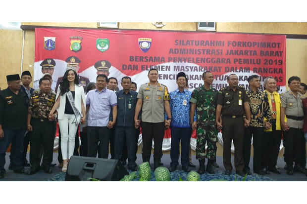 Forkopimkot dan Tokoh Masyarakat Jakarta Barat Sepakat Jaga Hasil Pemilu