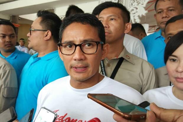 Kawal Penghitungan C1, Sandi: Saya Yakini Pemilu 2019 Ini Jujur dan Adil