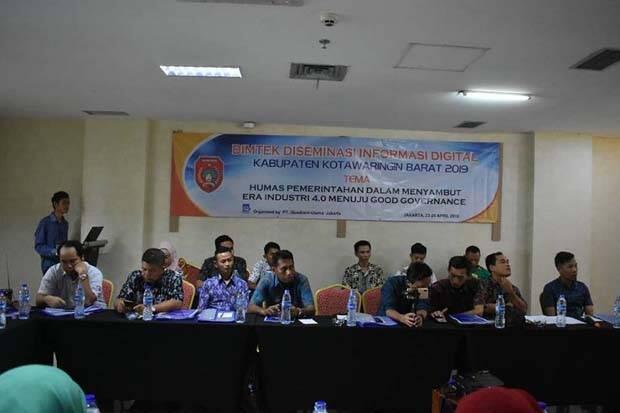 Diskominfo Kobar Gelar Bimtek Diseminasi Informasi Digital di Jakarta