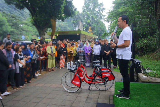 Nikmati Fasilitas BukaBike, Warga Bogor Bisa Pinjam Sepeda Gratis