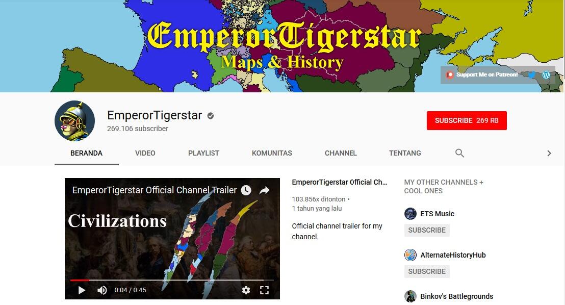 Channel Youtube Buat Menambah Wawasan Sejarah Gansis