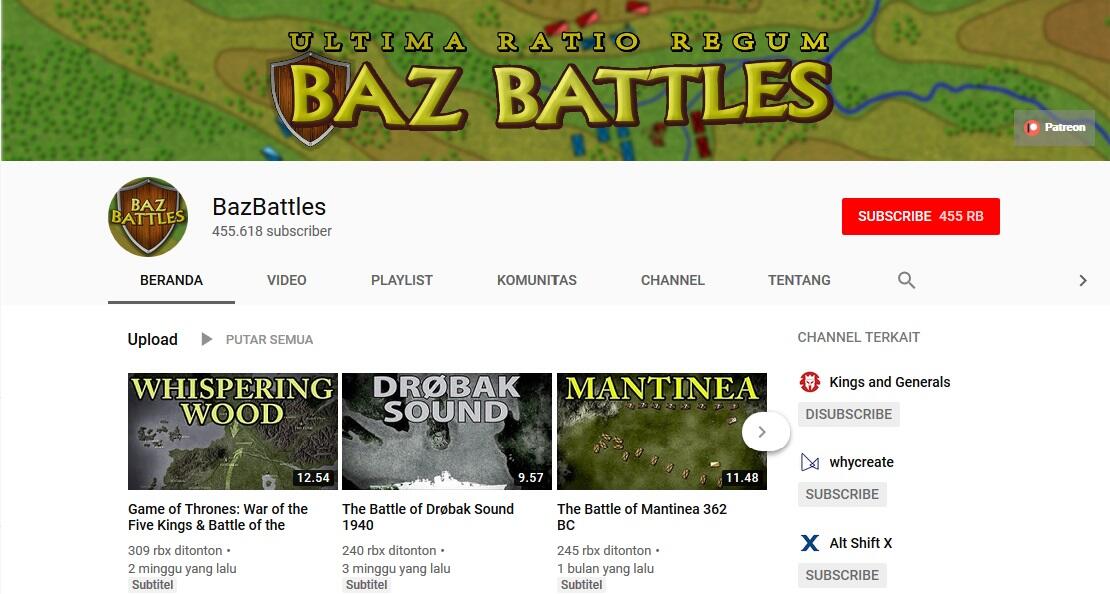 Channel Youtube Buat Menambah Wawasan Sejarah Gansis