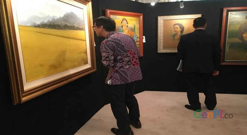 Lukisan Karya Maestro Indonesia Dipamerkan di Rumah Dubes Jepang