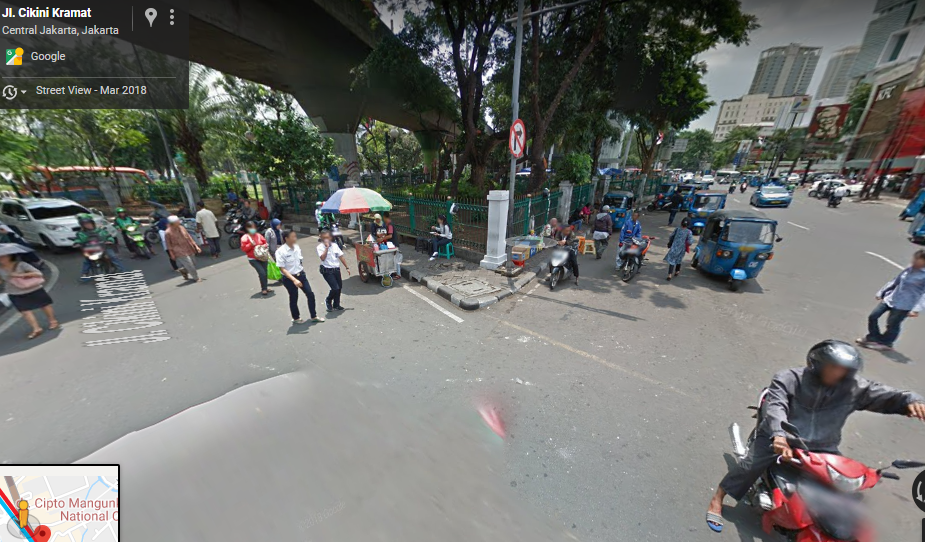 SALAH SATU MODUS OPERASI JAMBRET DI AREA SEKITAR CIKINI