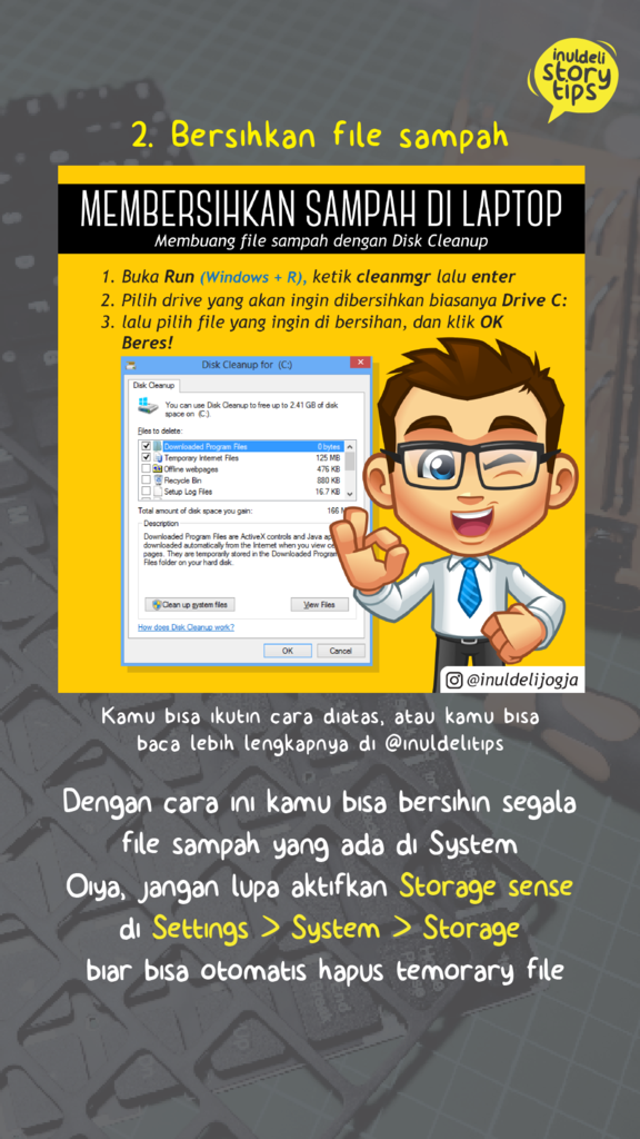 CARA BIKIN LAPTOPMU ENTENG! GRATIS!!- INULDELI JOGJA