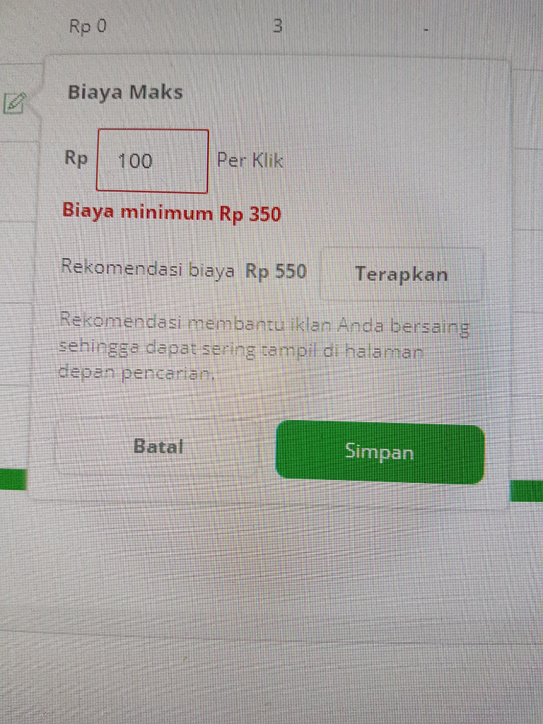 Biaya Minimal Per Klik Iklan Tokopedia Naik Tanpa Pemberitahuan