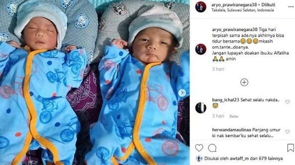 Kisah Polwan Meninggal Usai Lahirkan Anak Kembar, Curhatan Suami Bikin Haru Netizen