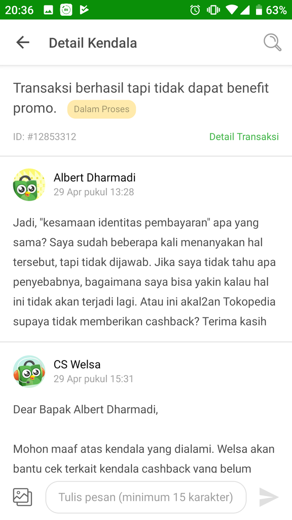 Tokopedia, cashback &amp; akun ganda