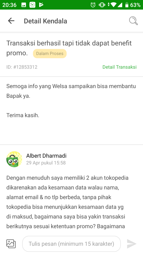 Tokopedia, cashback &amp; akun ganda