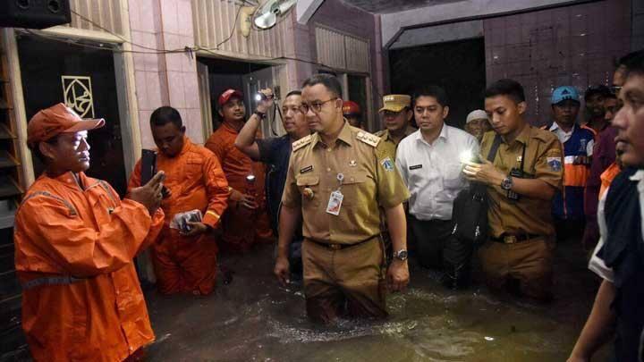 Anies Luar Biasa.. Baru Sebentar, Banjir sudah surut.