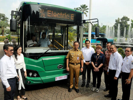 Pemprov DKI Uji Coba Bus Listrik