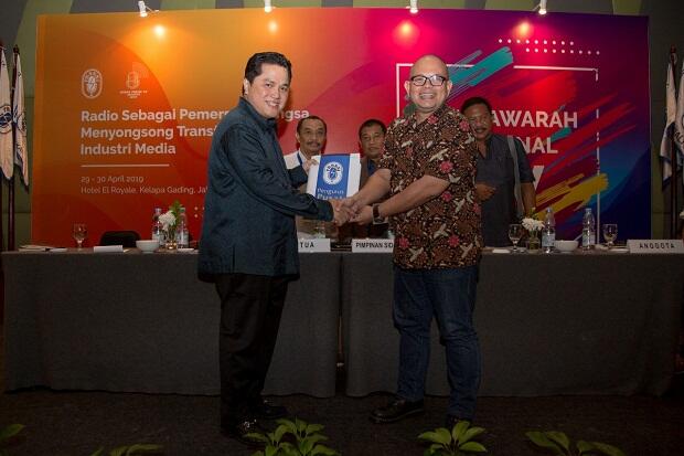 Erick Thohir Diangkat menjadi Ketua PRSSNI Periode 2019-2023