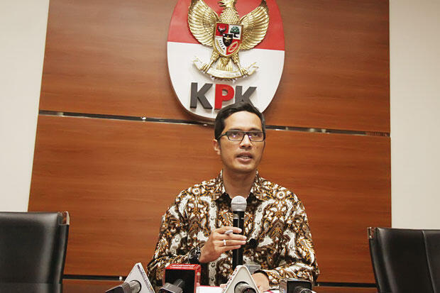 Bupati Talaud Sri Wahyumi Tiba di Gedung KPK