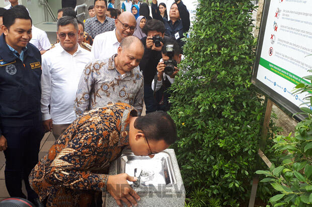 Diresmikan Anies, Stasiun MRT Dukuh Atas Dilengkapi Air Siap Minum