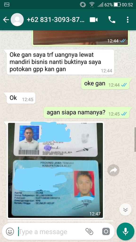 HATI-HATI PENIPUAN DENGAN MODUS MEMINTA FOTO KTP 