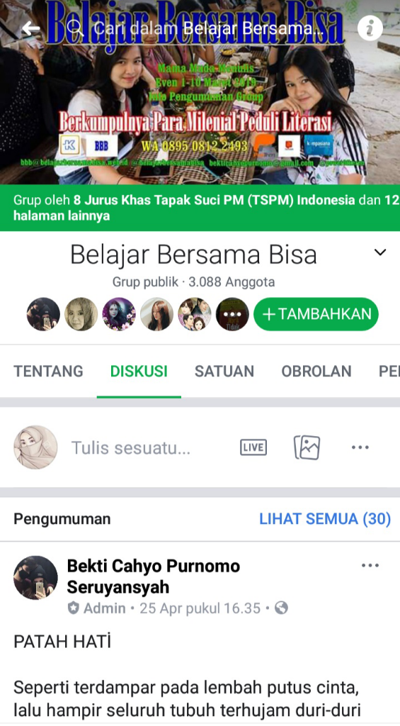 3 Komunitas Kece yang Ane Banget, Salah Satunya Karena Digital Literasi
