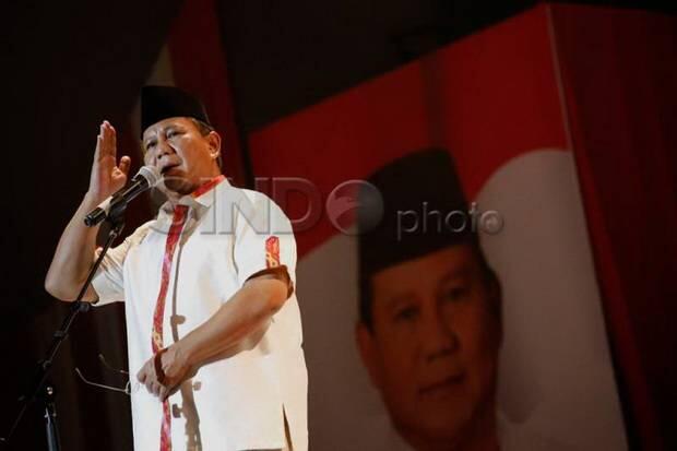 Prabowo Ibaratkan Demokrasi Seperti Pertandingan Sepak Bola