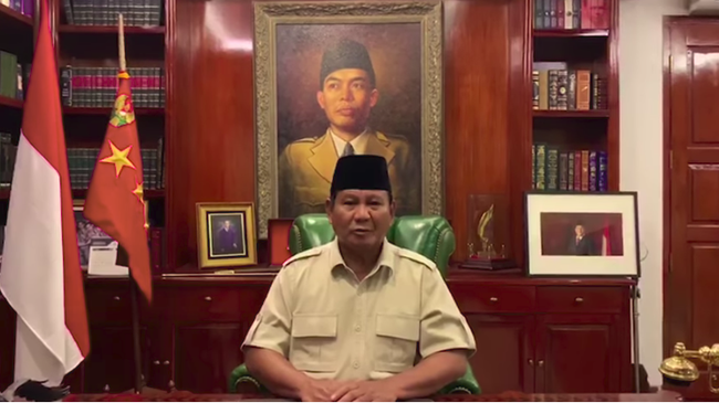 Di Hadapan Massa Buruh, Prabowo Pamer Nama Baru dari Para Ulama