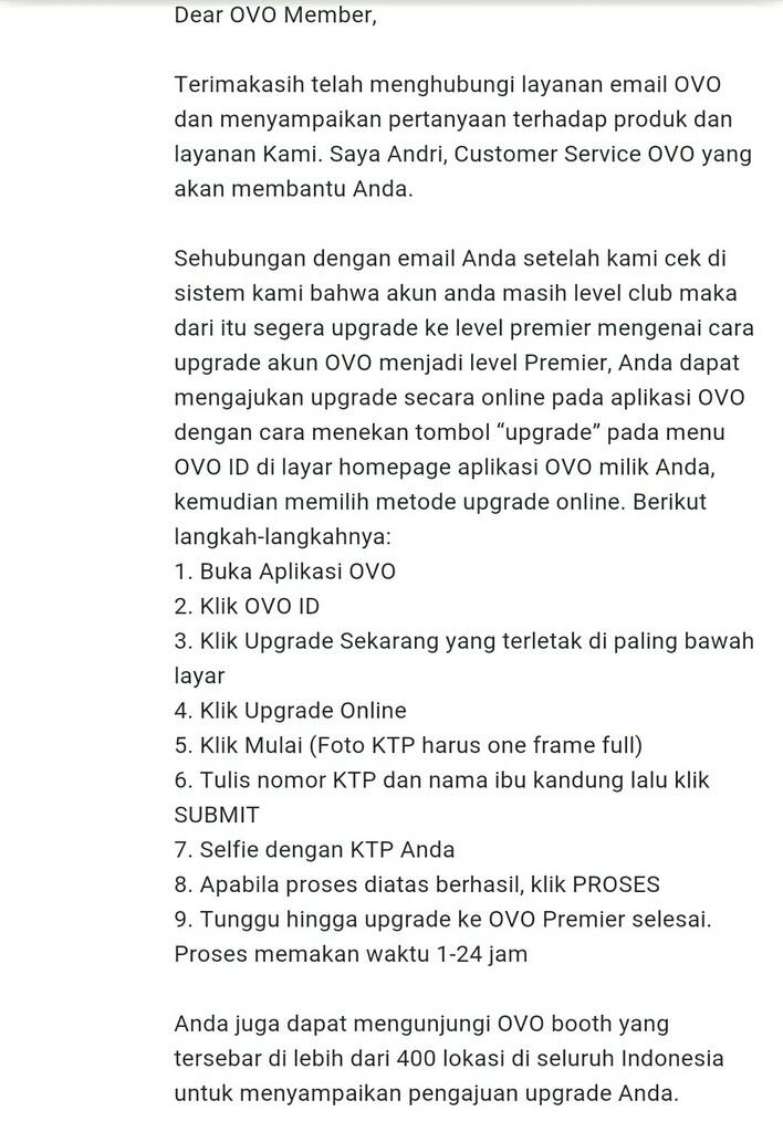 OVO Tuntut KTP-Selfie untuk Ambil Uang Salah Transfer &amp; Tutup Akun