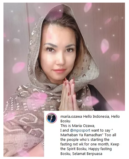 Tampil Berhijab, Miyabi Punya Pesan Khusus untuk Masyarakat Indonesia