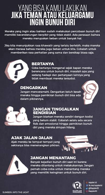 Bunuh Diri bukan keputusan akhir (yang lagi ditinggal pacar, ngak usah baca)