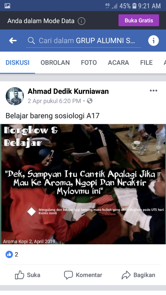 Komunitas Kita mempersatukan Bangsa Indonesia