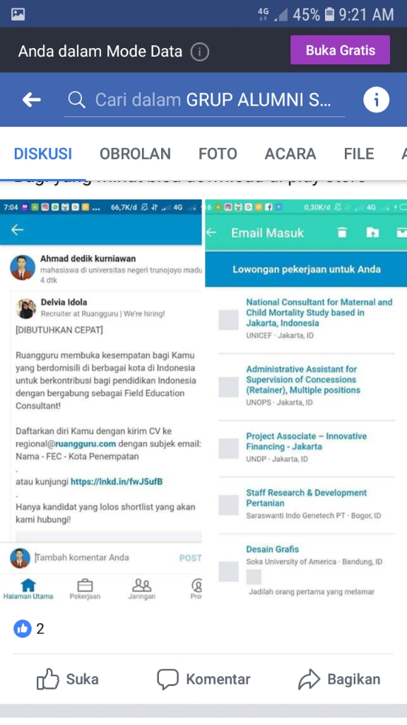 Komunitas Kita mempersatukan Bangsa Indonesia