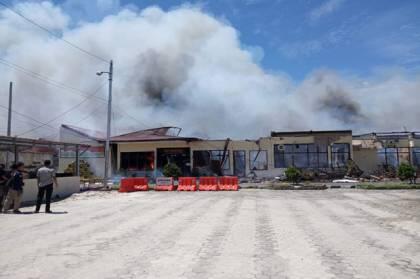 Mapolres Lampung Selatan Ludes Terbakar, Kerugian Miliaran Rupiah