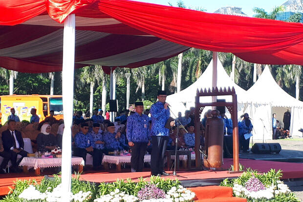 Peringatan Hardiknas, Anies Garansi Warga DKI Pendidikan Berkualitas