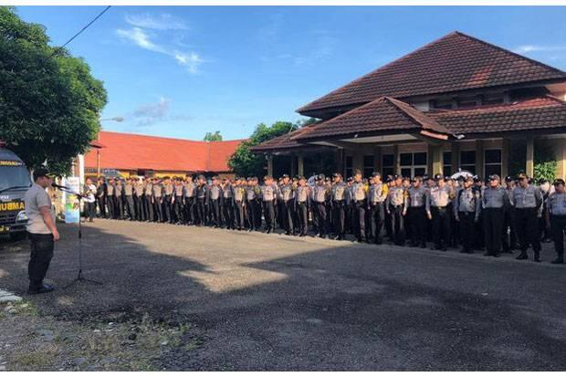 Amankan Rapat Pleno KPU Lubuk Linggau, Polres-Kodim Turunkan 350 Personel