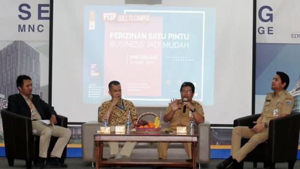 Sosialisasi Izin Satu Atap, Mahasiswa MNC College Diajak Berwirausaha