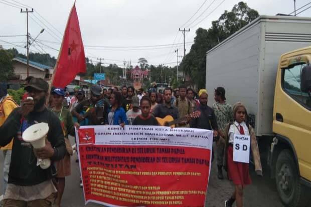 Mahasiswa Manokwari Tuntut Pendidikan Gratis di Papua