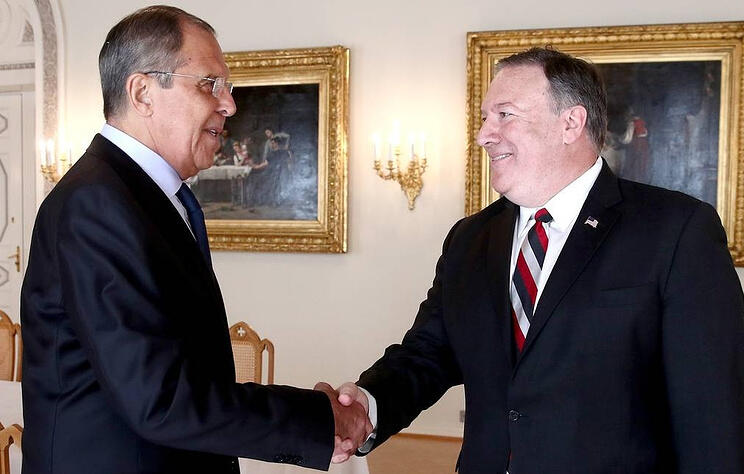 Lavrov in conversation with Pompeo blames US 

