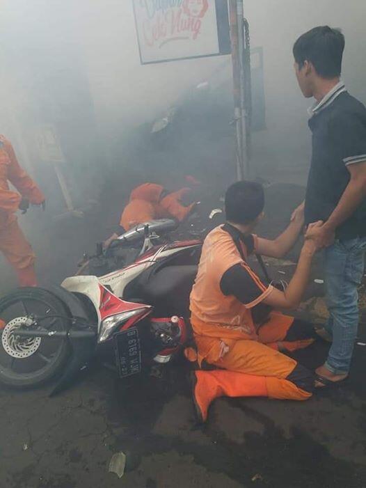 Truk remblong tabrak dua motor di magelang mengakibatkan satu orang meninggal 