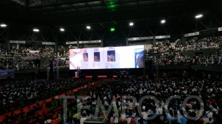 Peringatan Hari Buruh di Senayan Putar Video Kecurangan Pemilu