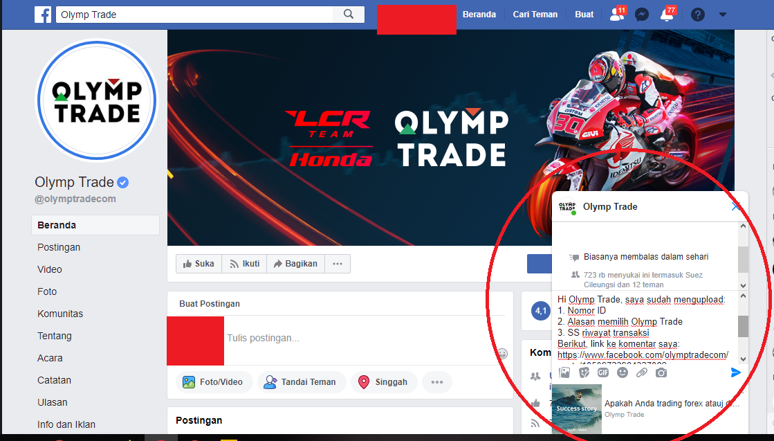 CARA DAPAT BONUS OLYMP TRADE