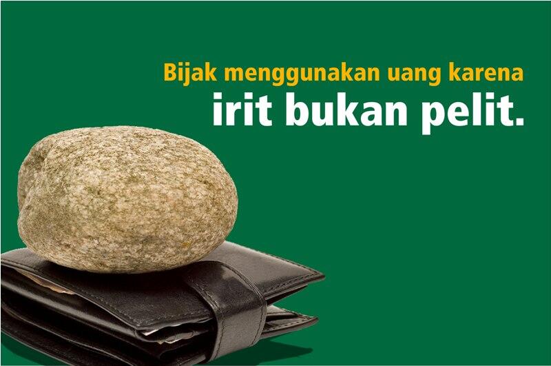 Irit Bukan Berarti Pelit