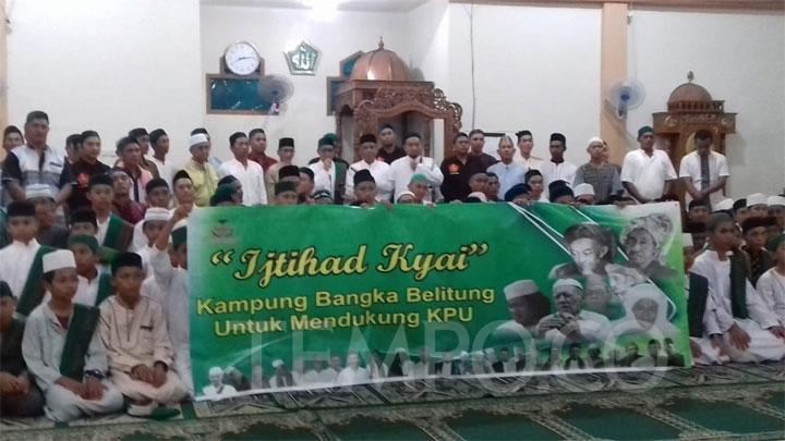 Kiyai Kampung dan Warga NU Bangka Belitung Tolak Ijtima Ulama III