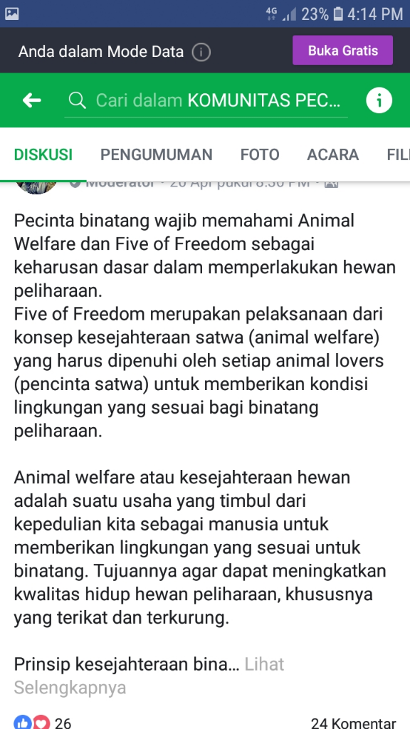 Apresiasikan dirimu dalam Komunitas-komunitas berikut ini! 
