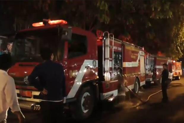 Korsleting, Toko Grosir di Medan Habis Terbakar